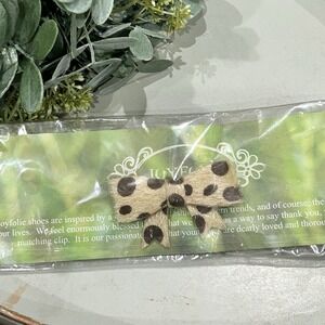 Joyfolie Girls Beautiful Animal Print & Textured Hair Bow Clip‎